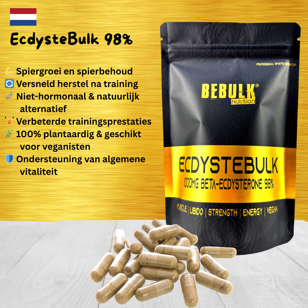 Ecdystebulk - Beta-Ecdysterone 1000mg 98% - Capsules - BeBulk Nutrition
