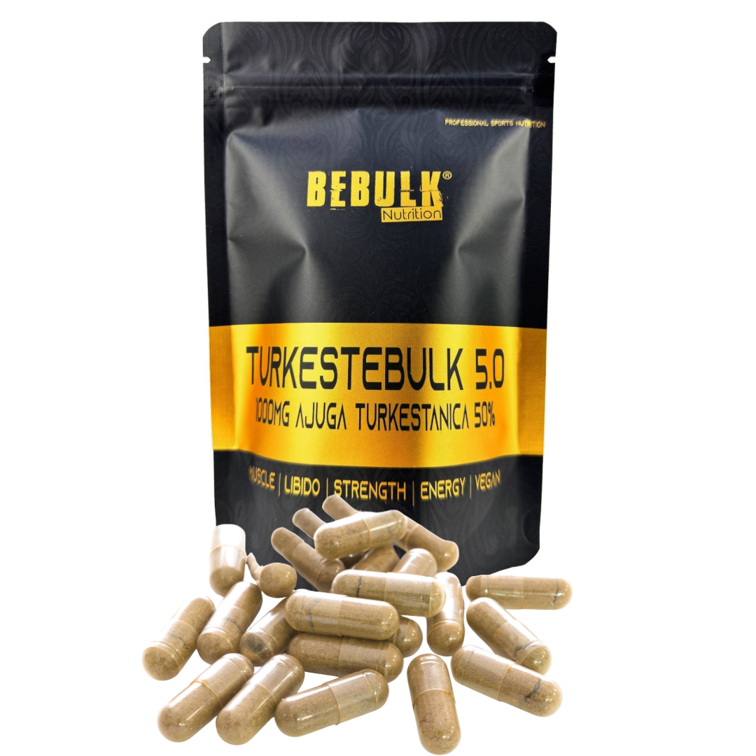TurkesteBulk 5.0 - Turkesterone 1000mg 50% - Vegan - BeBulk Nutrition