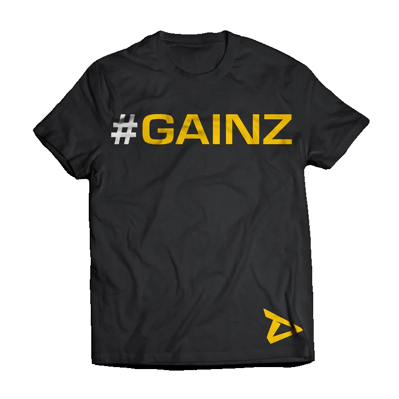 T-Shirt "#gainz" - Dedicated Nutrtion